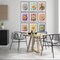 Stupell Industries Traditional Pasta Plates Cuisine 9pc Framed Giclee Set Design by Andreas Magnusson